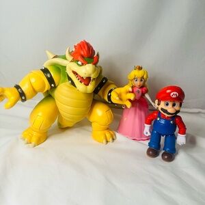 Nintendo Super Mario Trio Action Figures - Yellow, Pink, Red